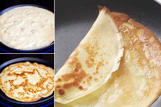 rán bánh crepe