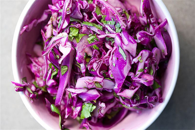salad bắp cải tím