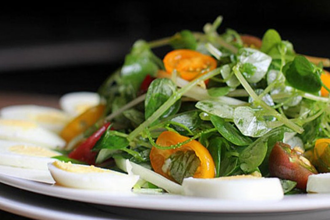 salad rau càng cua