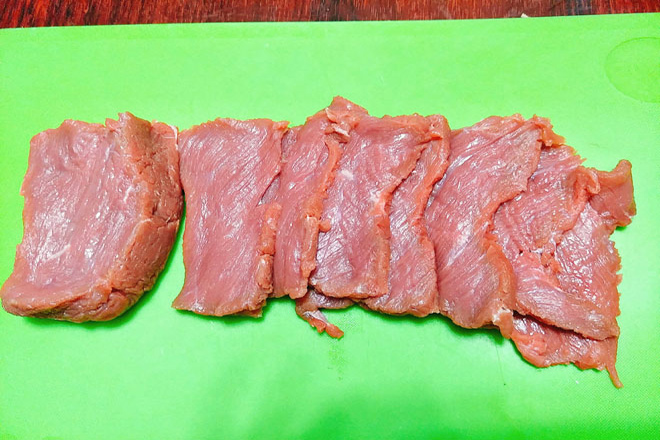 thái thịt bò