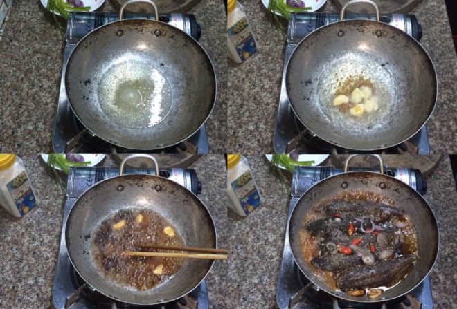 thao tác làm hỗn hợp nước kho quẹt