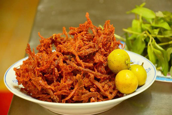 thịt bò khô sợi