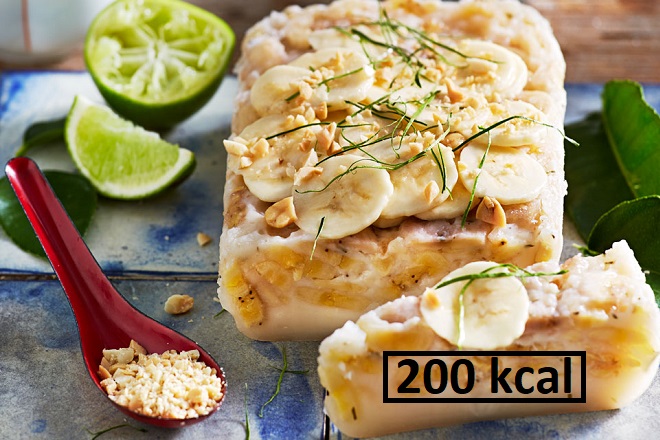 bánh chuối hấp bao nhiêu calo