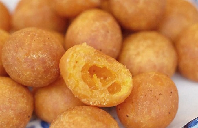 bánh khoai lang kén nhân đậu xanh