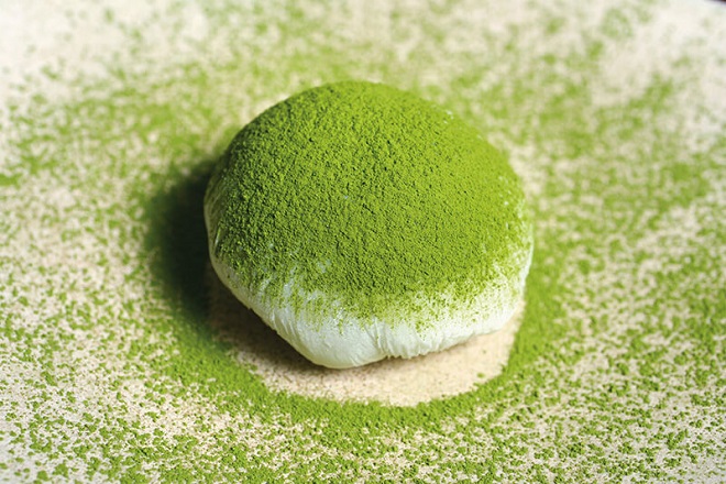 bánh mochi matcha