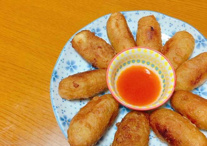 cách làm bánh khoai lang kén nhân đậu xanh