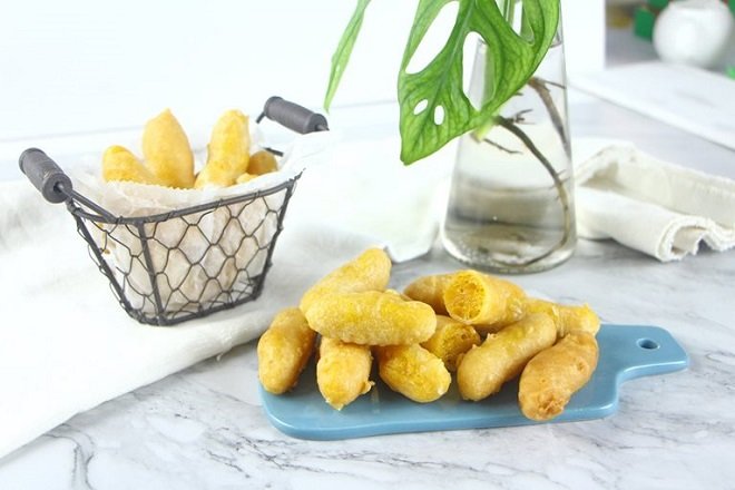 cách làm khoai lang kén nước cốt dừa