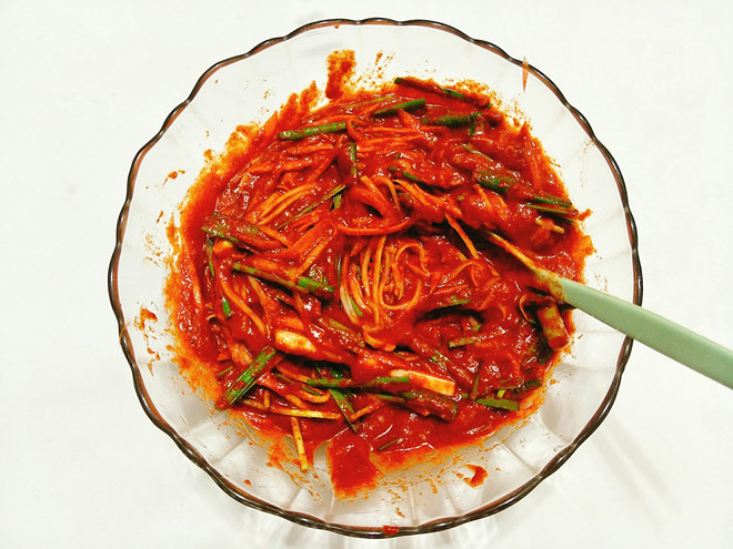 cách làm kim chi củ cải khô