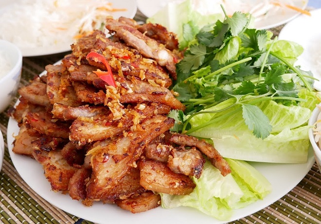 cách làm thịt ba chỉ rán kiểu hàn