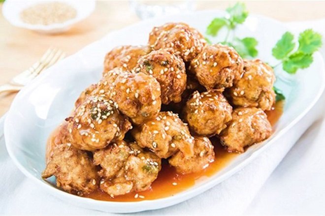 cách làm thịt viên sốt cà chua củ cải