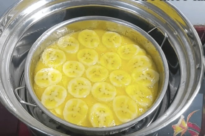cách nấu bánh chuối hấp đường thốt nốt
