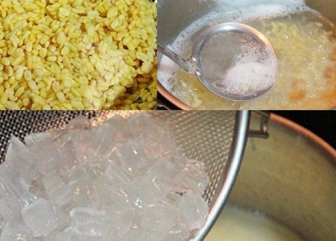 cách nấu nhừ đậu xanh và đun cùng bột sắn với nha đam