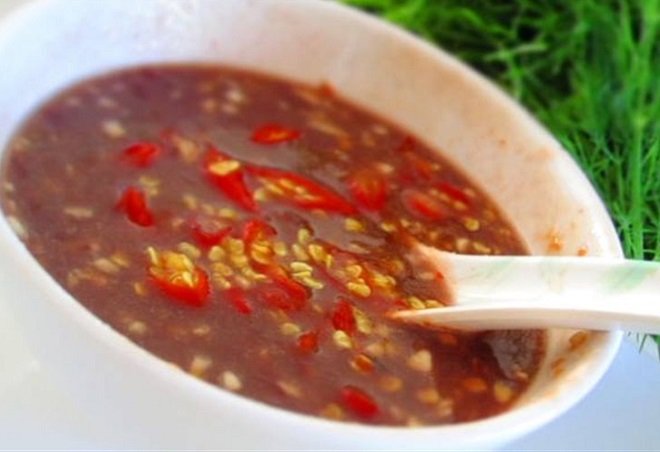 chén mắm tôm