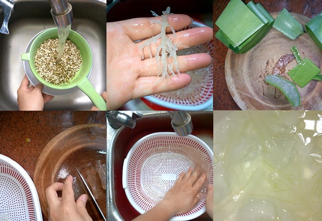 công đoạn sơ chế các nguyên liệu