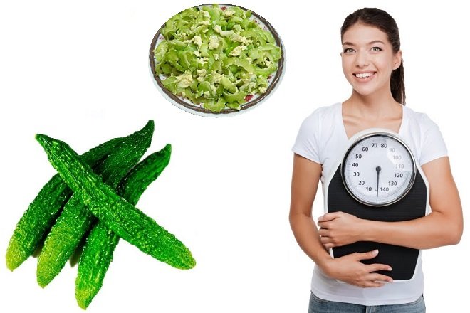 khổ qua xào trứng giảm cân