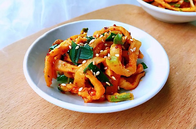 kim chi củ cải khô