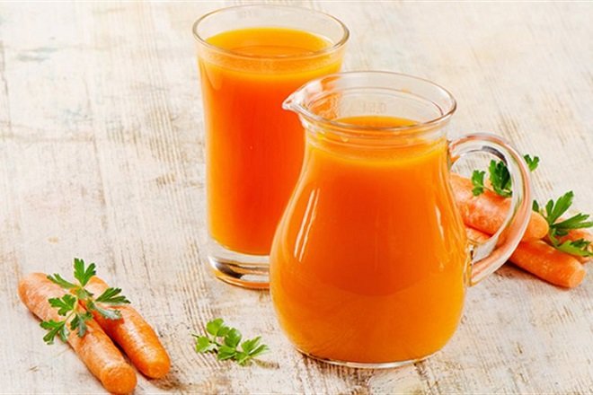 nước ép cà rốt nguyên chất