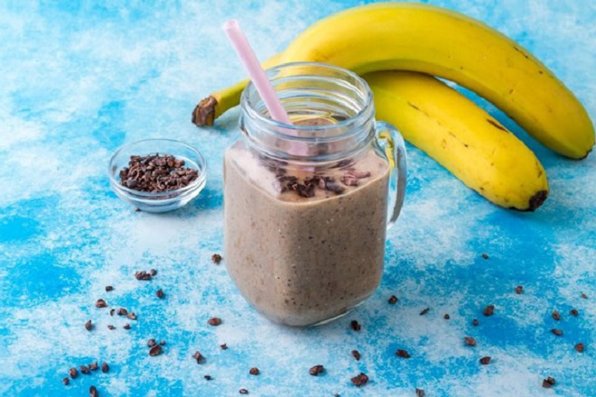 sinh tố chuối oreo