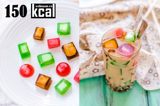 thạch phô mai bao nhiêu calo