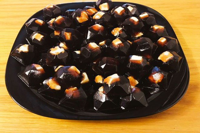 thạch phô mai cà phê
