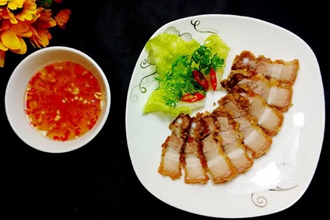 thịt ba chỉ chiên giòn