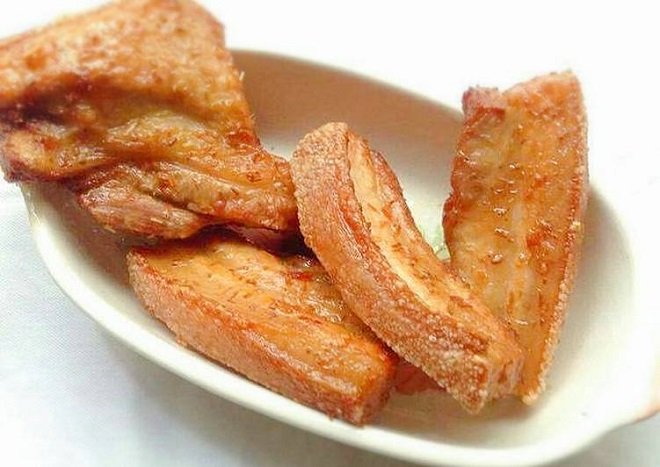 thịt ba chỉ rán