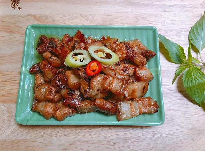 thịt ba chỉ rang chua ngọt