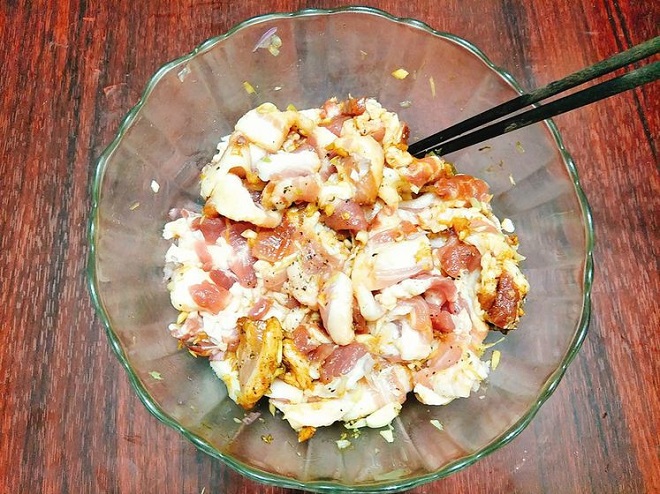 ướp thịt ba chỉ